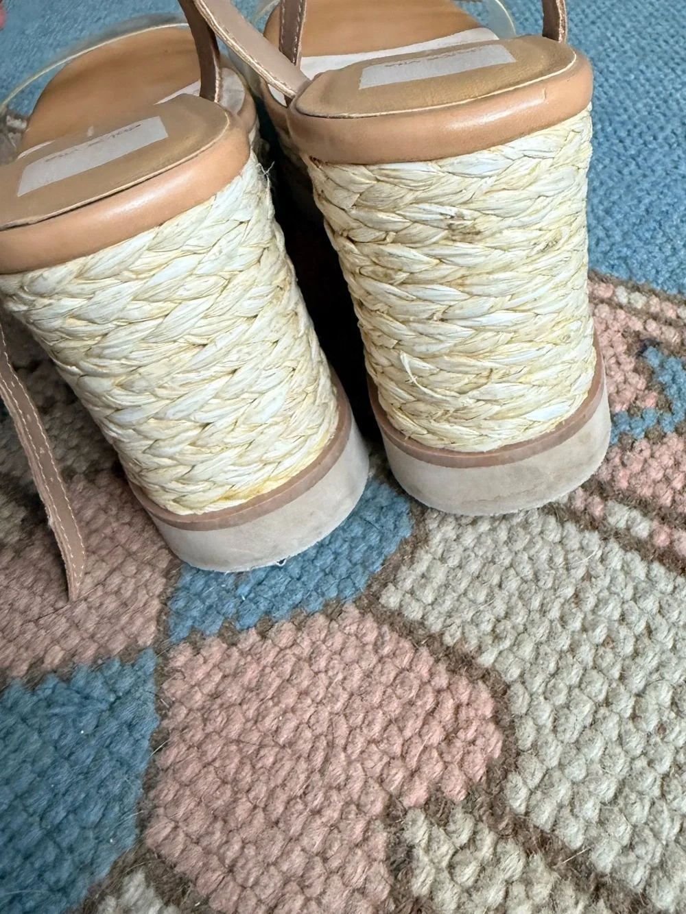 Women's Clear Strap Espadrille Wedge Sandals in Beige dolce vita